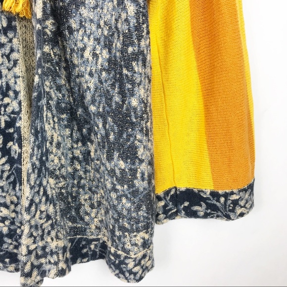 Anthropologie Maple Redonda Cardigan Sweater XS Open Front Linen Blend - Picture 6 of 7